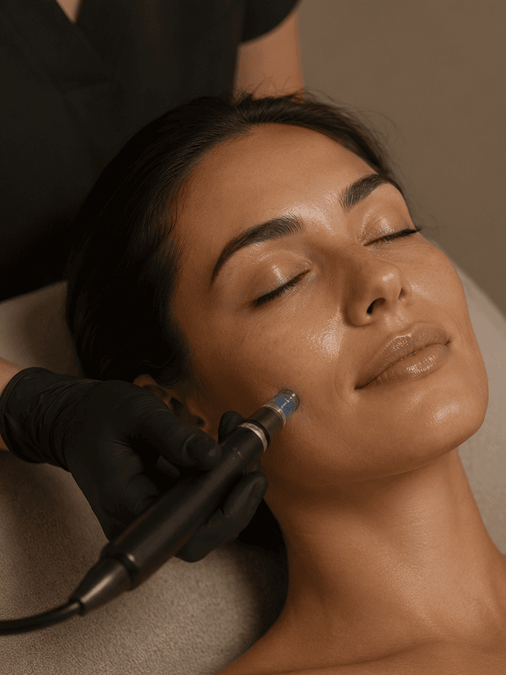 Close-up of luminous, healthy skin — Skin Health & Glow pillar